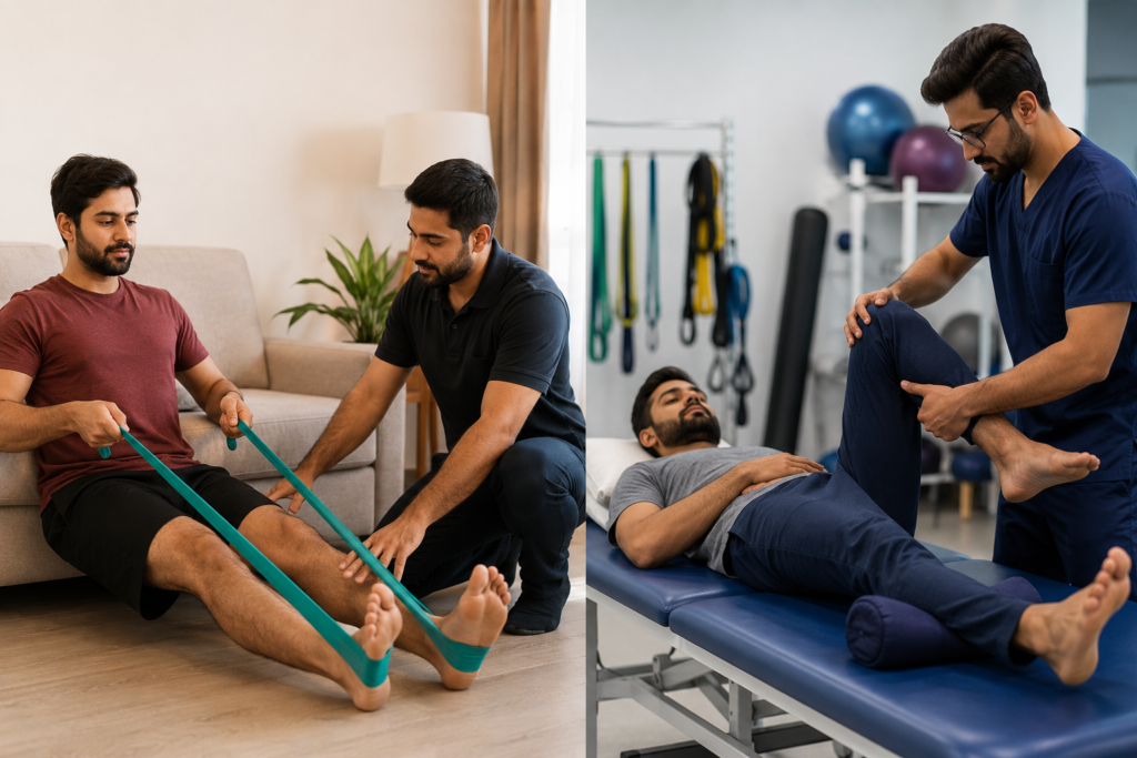 Physiotherapy at Home vs Clinic
